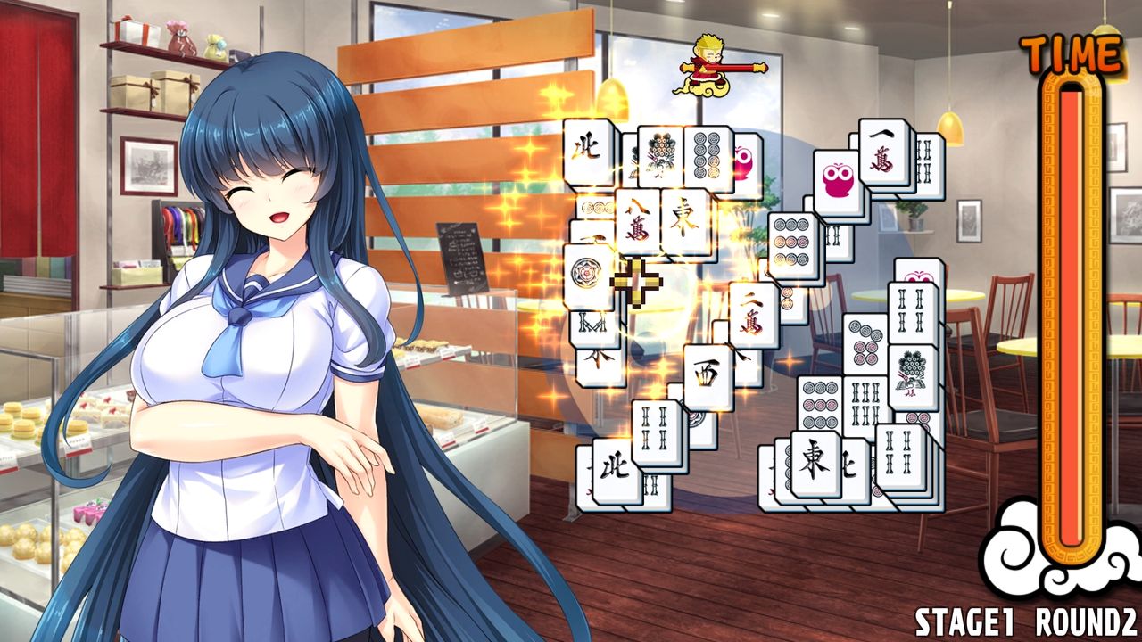 美女麻将牌：蓝 媒体 1