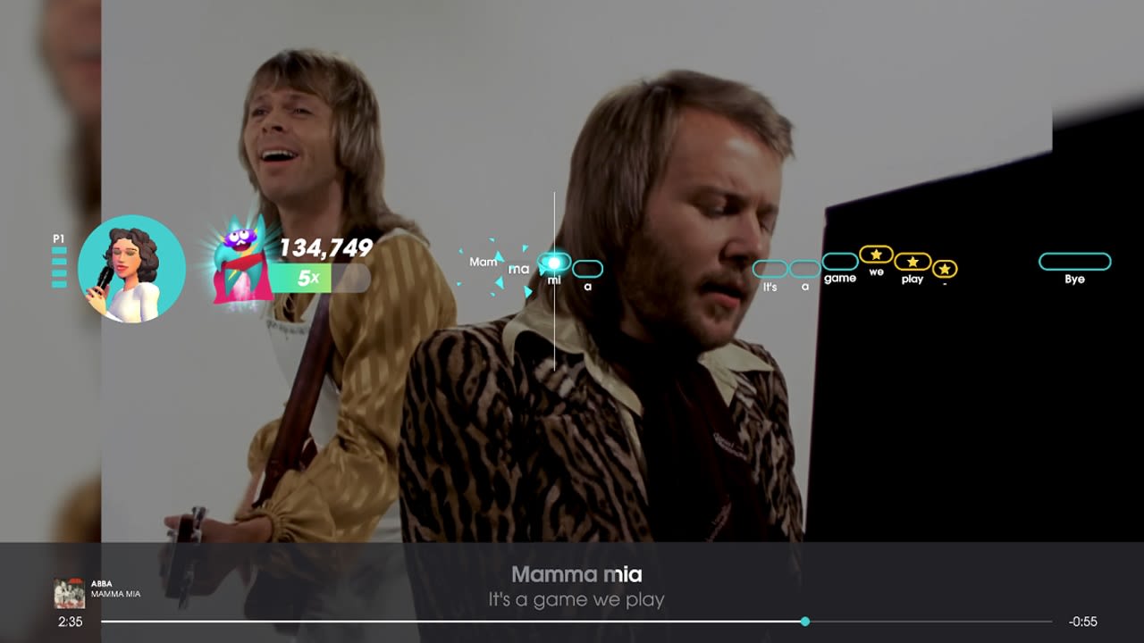 Jeu Let's Sing ABBA Avec 1 Micro Pour Nintendo Switch - Édition Multilingue