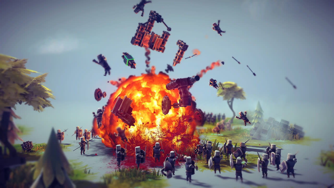 BESIEGE Switch Japan Game in Eng Fra DE ES IT PT...New(Real