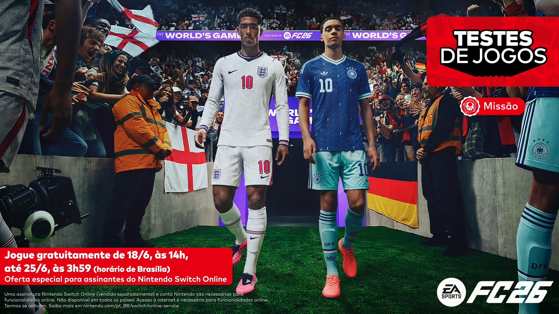 FC26 Nintendo Switch ソフト EA SPORTS FC™ 26 para Nintendo Switch - Site Oficial da Nintendo
