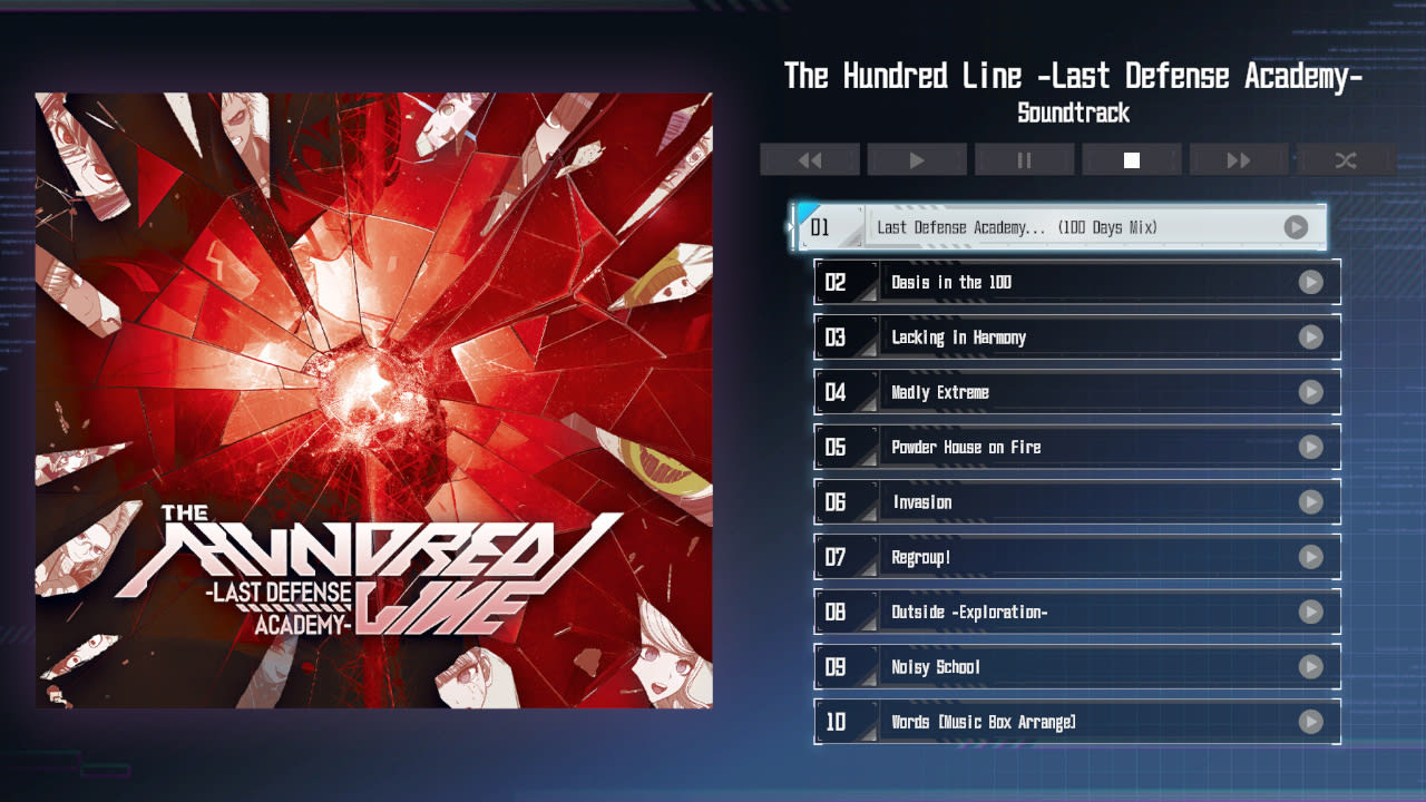 The Hundred Line -Last Defense Academy- Digital Soundtrack for