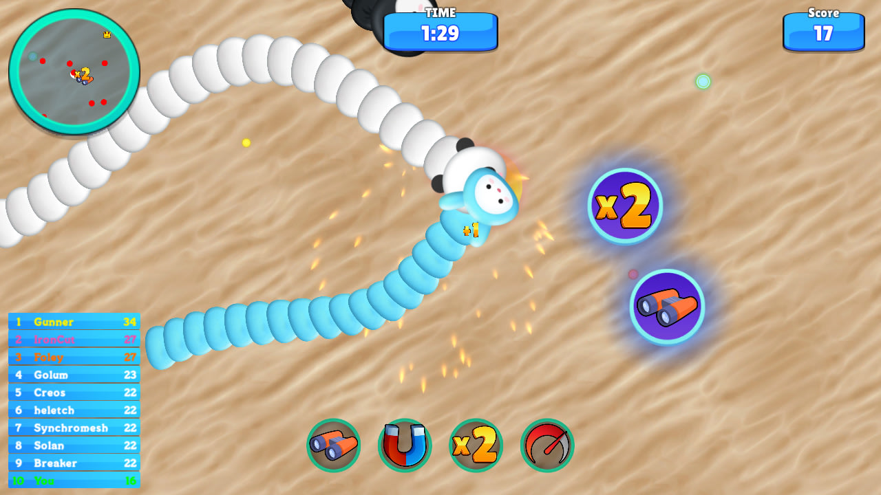 Fluffy Snakes screenshot