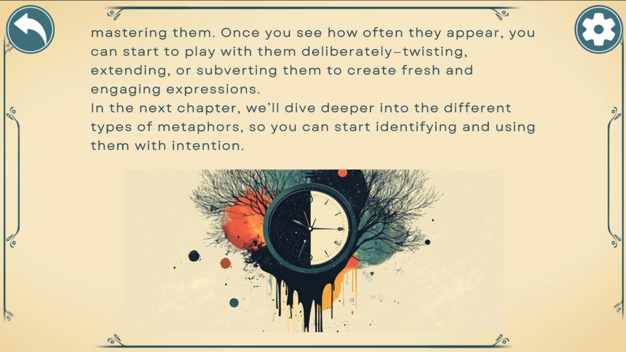 Mastering Metaphors screenshot
