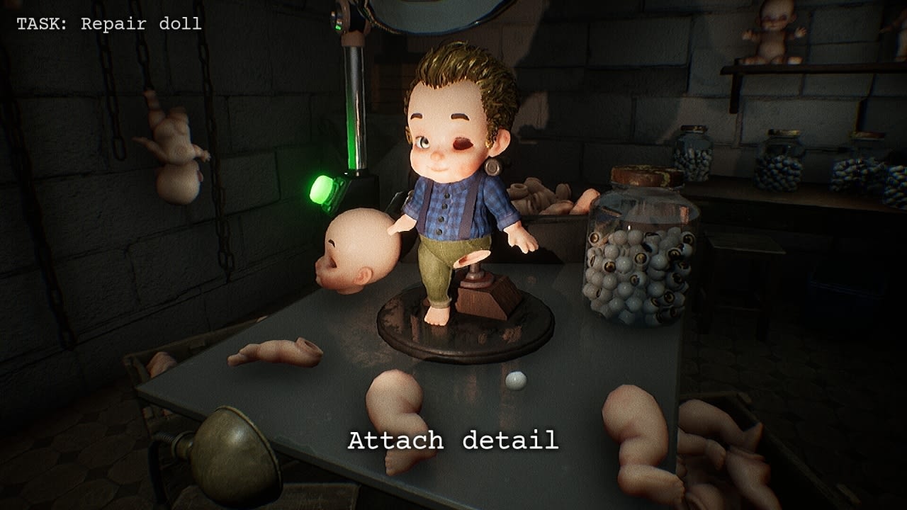 dollmare denim dress clothes Denim Doll Dress