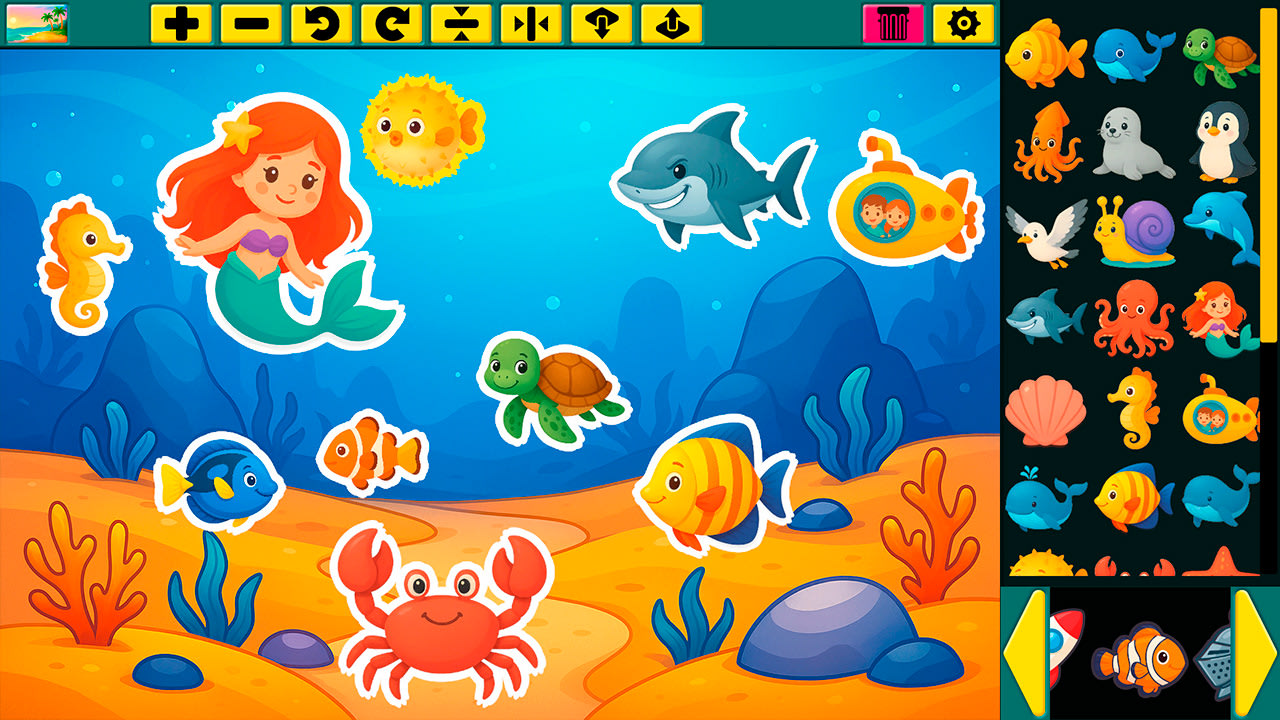 Super Sticker Studio - Creative Sticker Book Game for Kids for