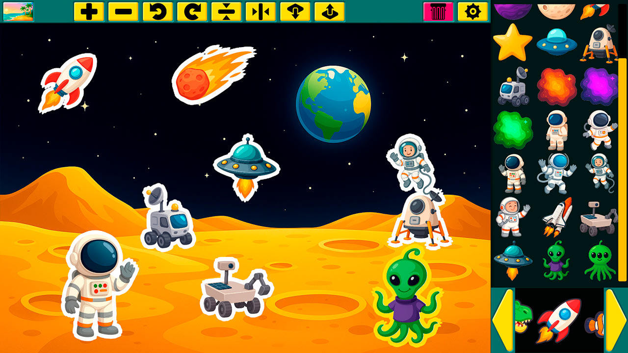Super Sticker Studio - Creative Sticker Book Game for Kids for