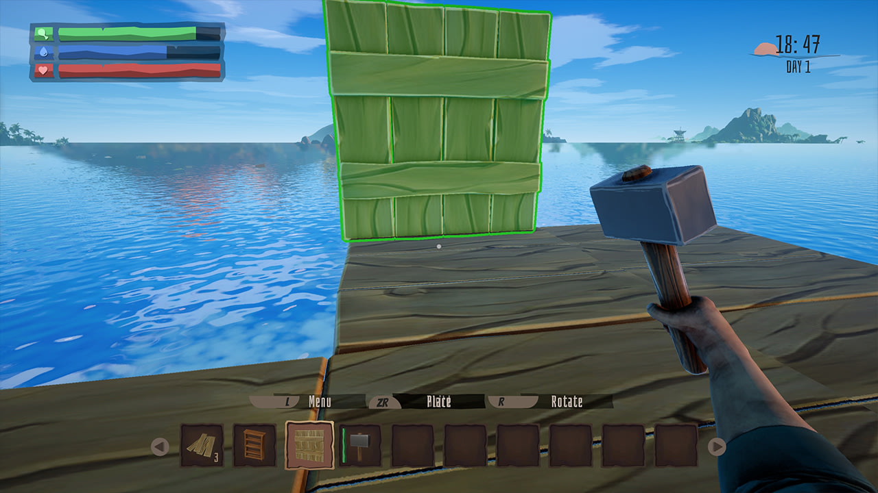 CASTAWAY SURVIVAL IN OCEAN - Build Your Own Raft, Craft screenshot