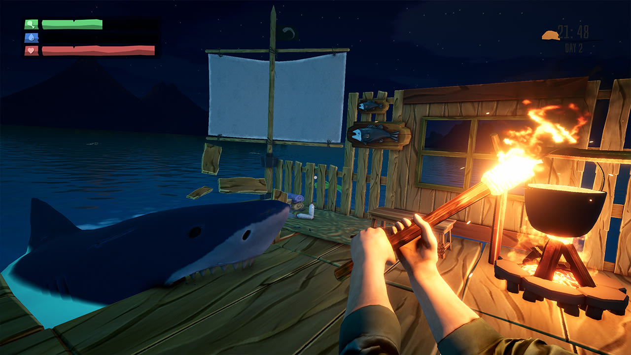 CASTAWAY SURVIVAL IN OCEAN - Build Your Own Raft, Craft screenshot
