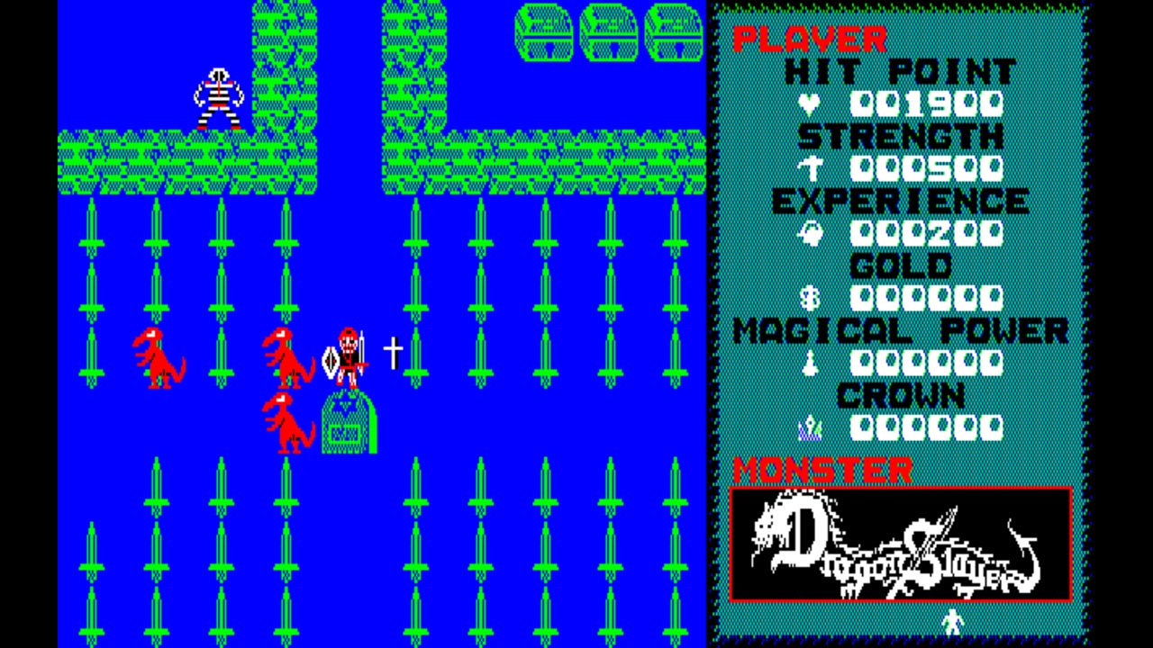 EGGCONSOLE Dragon Slayer Level 2.0 PC-8801 screenshot