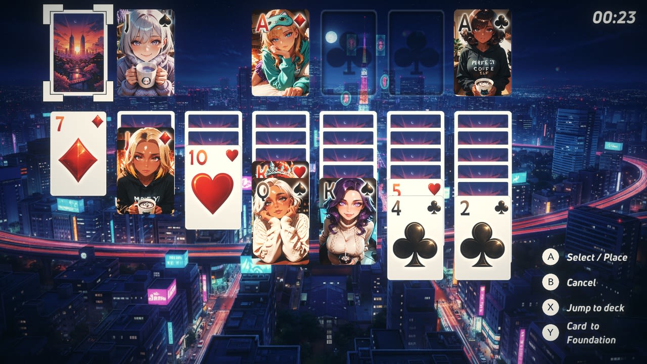 Solitaire Dreams - Lofi Cozy Coffee screenshot