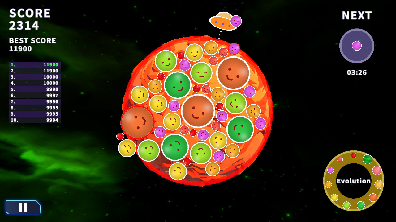Big Watermelon Galaxy screenshot