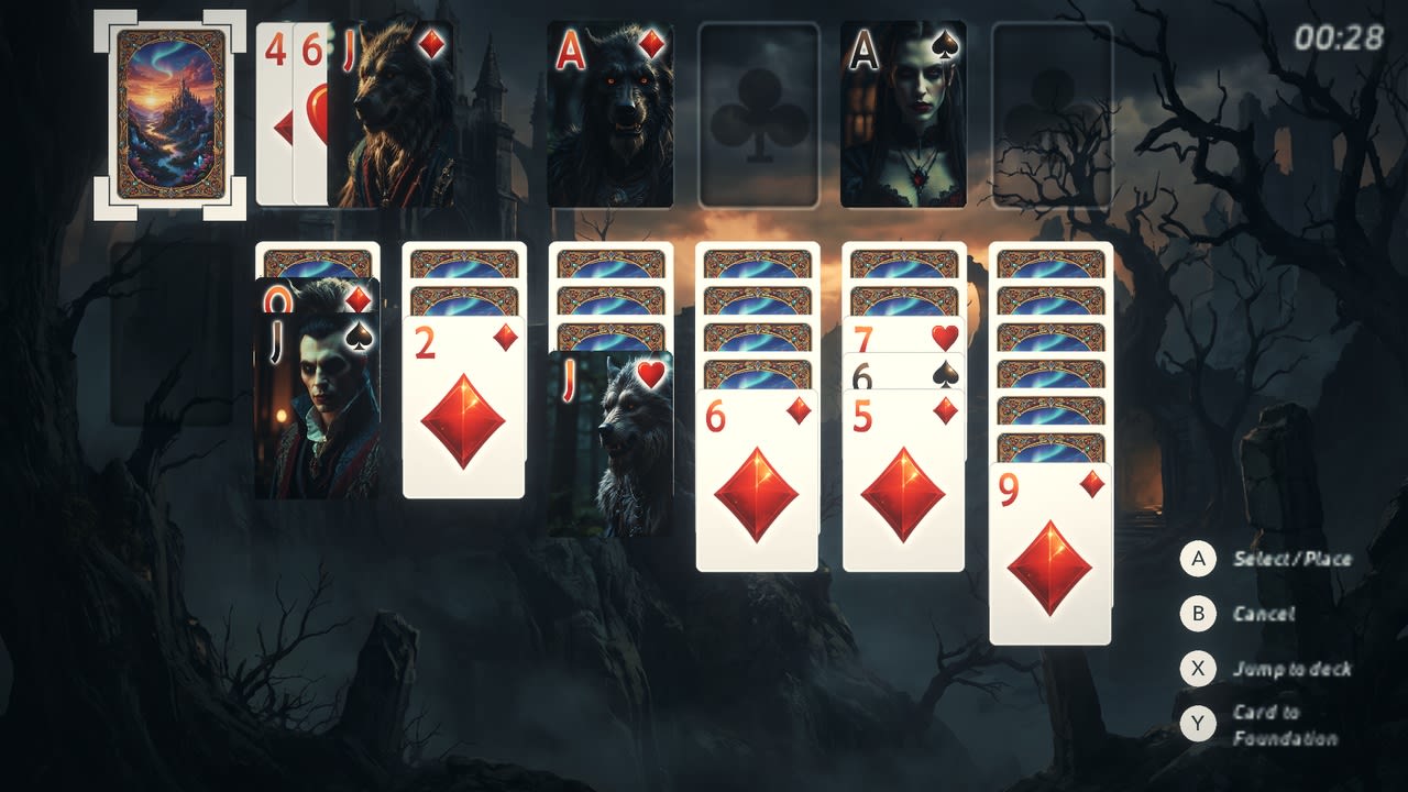 Solitaire Realms - Vampires & Werewolves screenshot