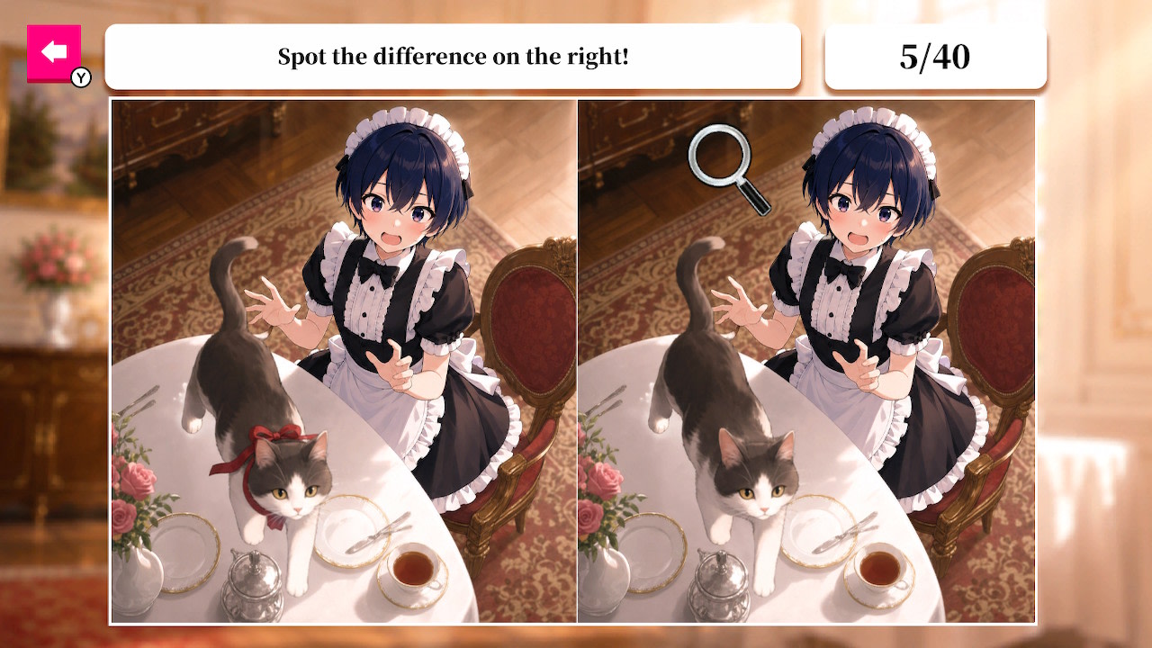 Me in a Dress!? Femboy Maid: Spot the Difference screenshot