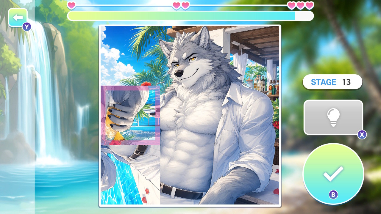 Spin & Howl! Wild Furry Puzzle screenshot