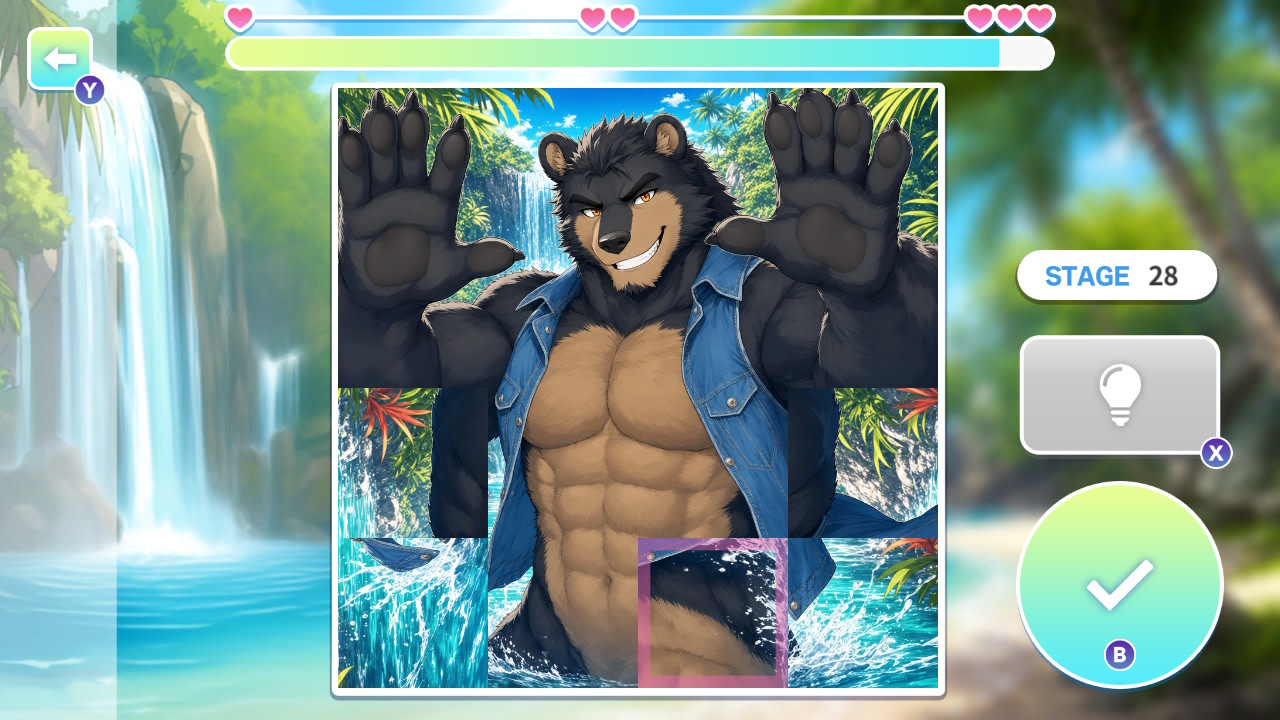 Spin & Howl! Wild Furry Puzzle screenshot