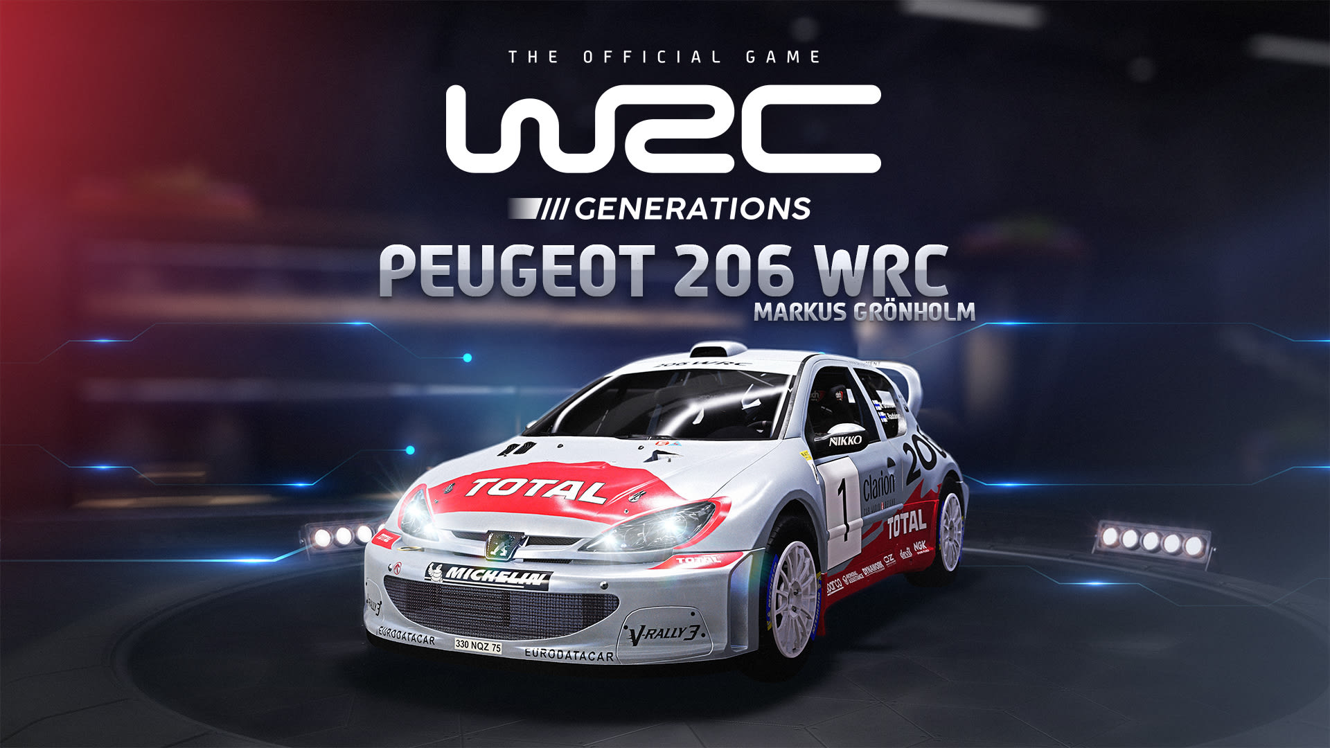 Peugeot 206 WRC 2台セット 2台セット WRC 206 Peugeot