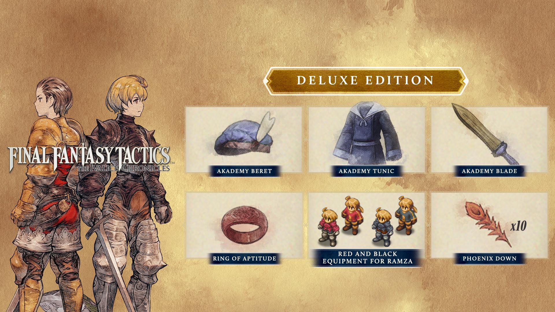 特典付 FINAL FANTASY TACTICS DELUXE EDITION FINAL FANTASY TACTICS - The Ivalice Chronicles: Deluxe Edition