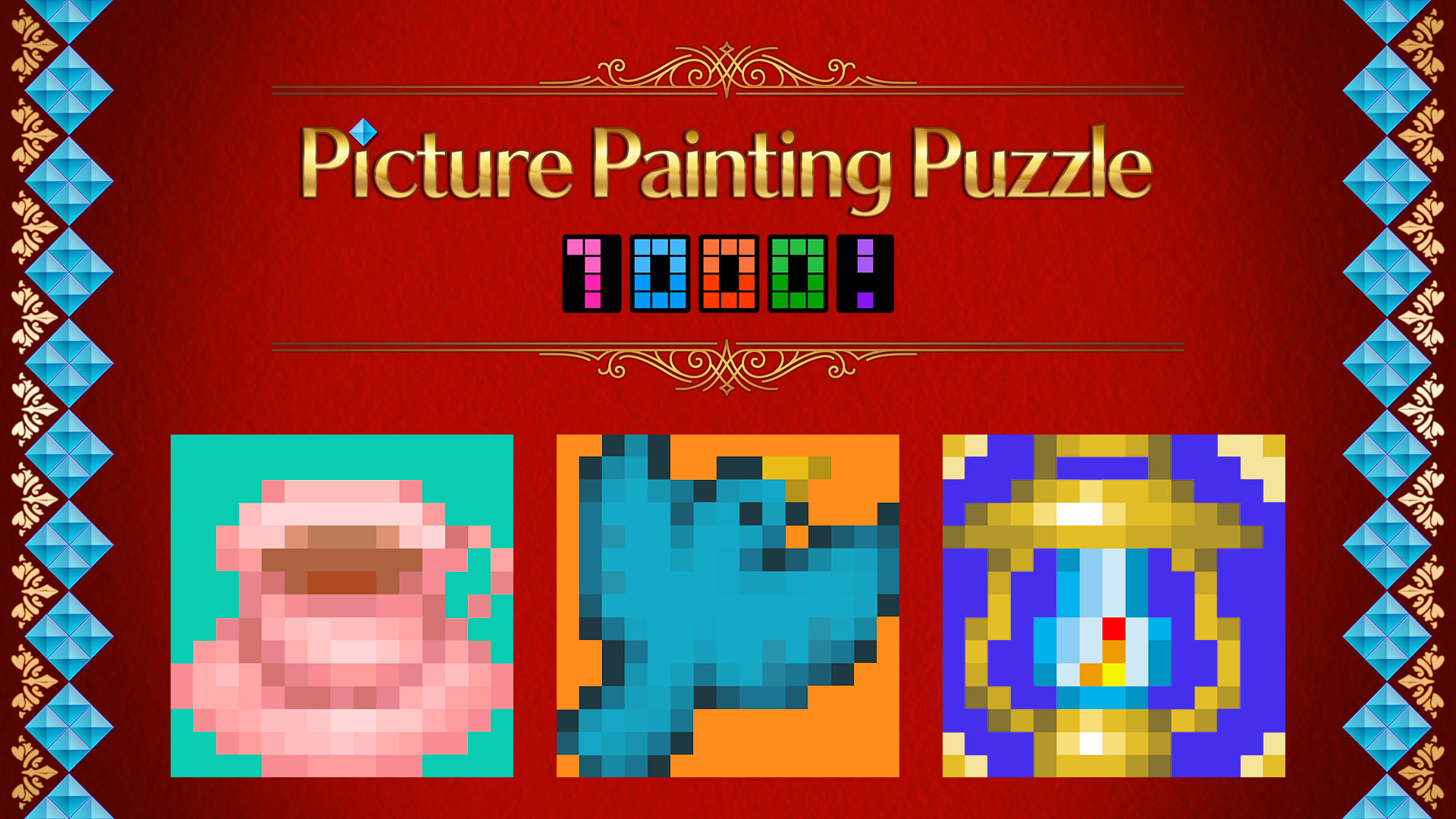 picture painting puzzle 1000! vertical card thumbnail