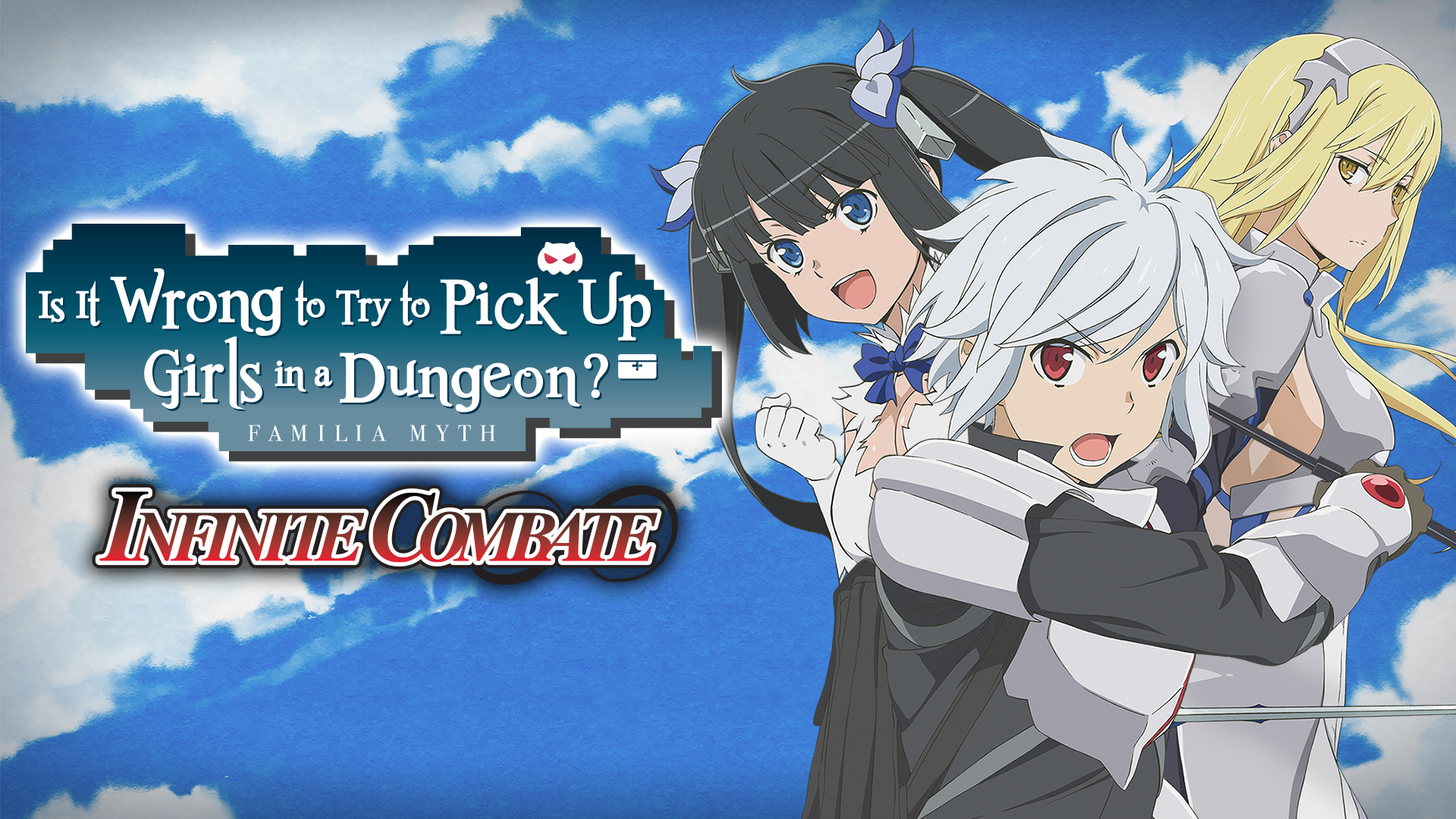 is it wrong to try to pick up girls in a dungeon? familia myth infinite combate vertical card thumbnail