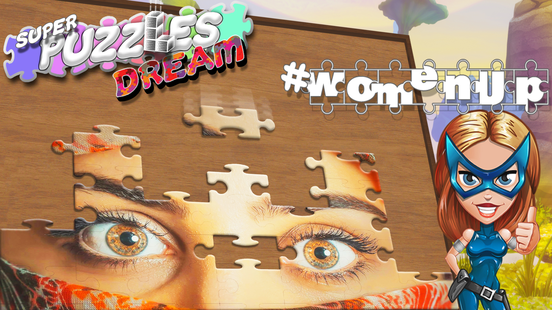 #womenup, super puzzles dream vertical card thumbnail
