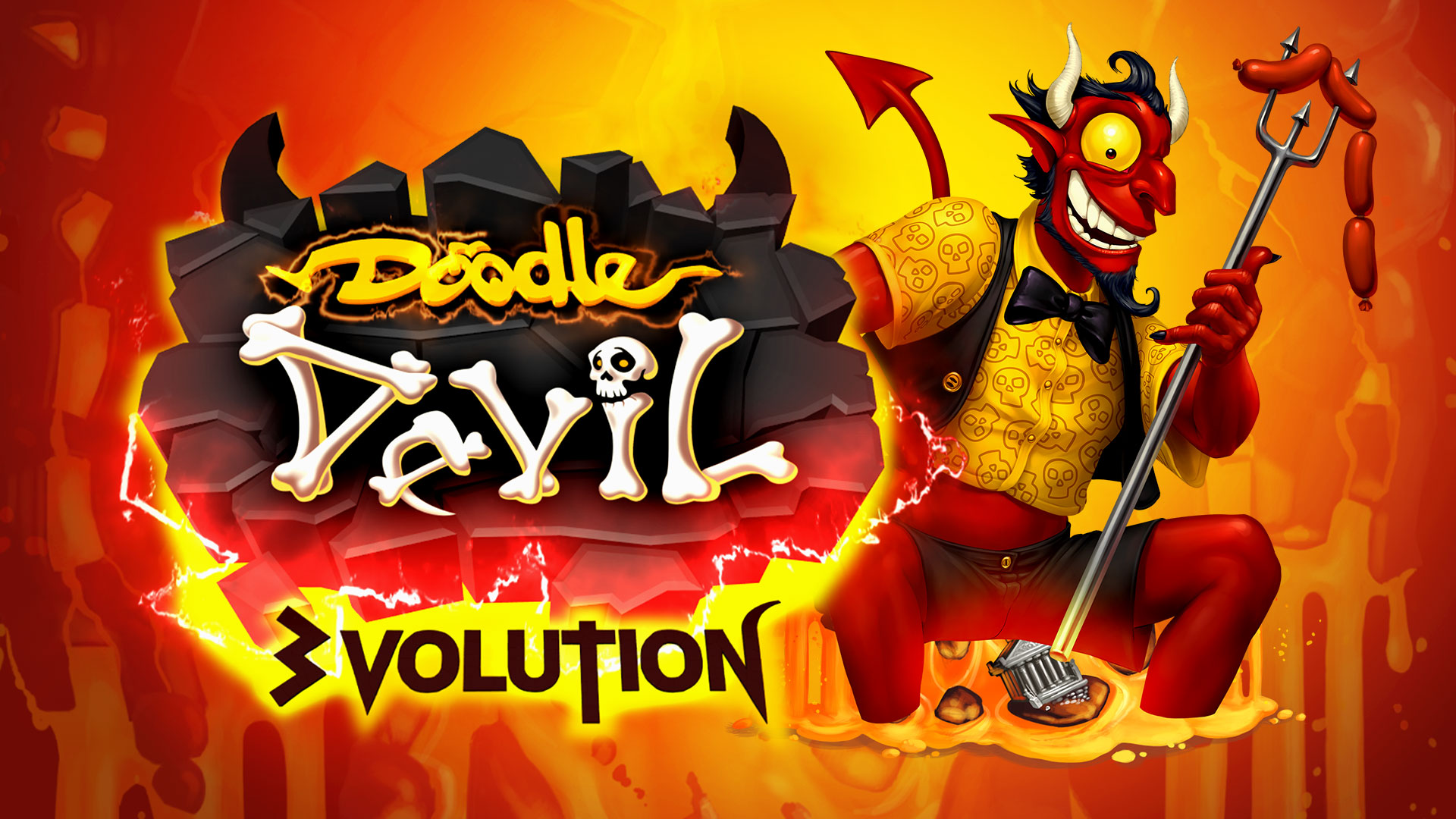 doodle devil: 3volution vertical card thumbnail