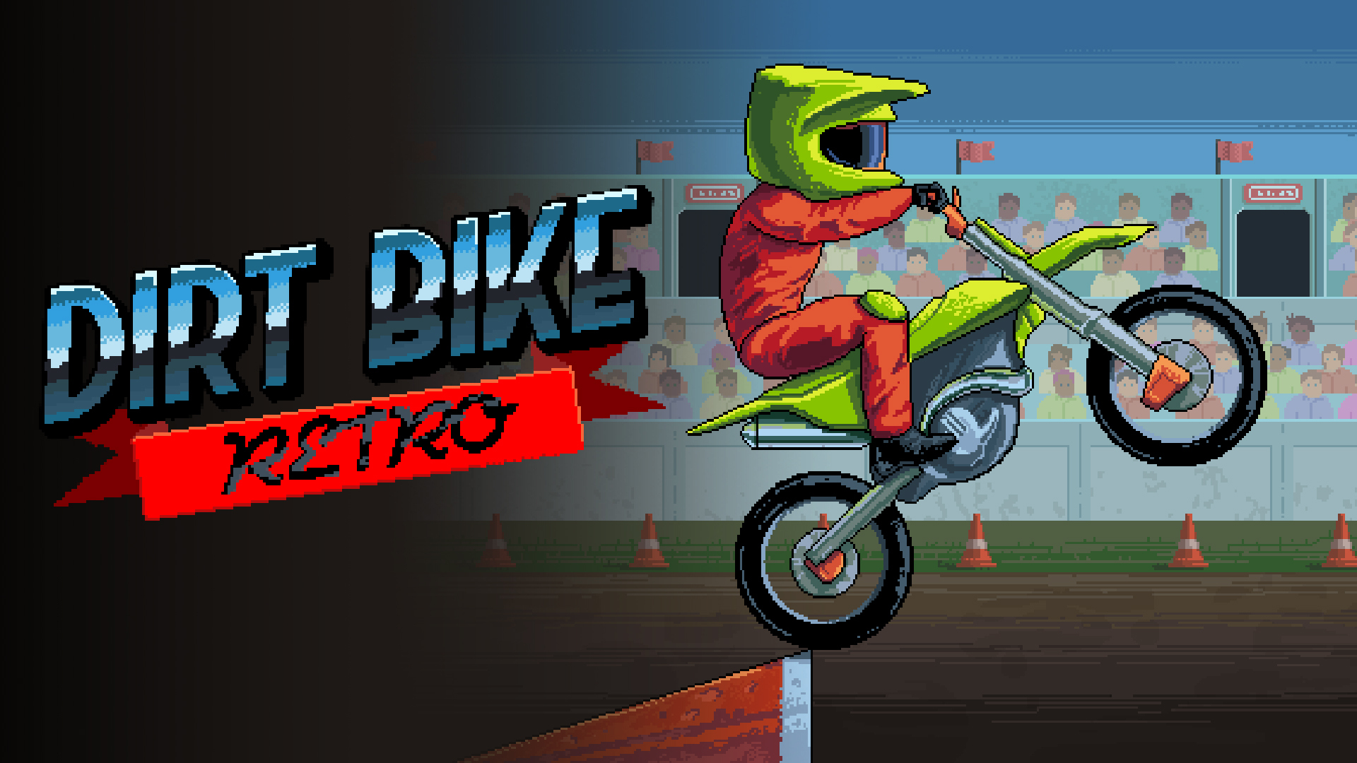 dirt bike retro vertical card thumbnail