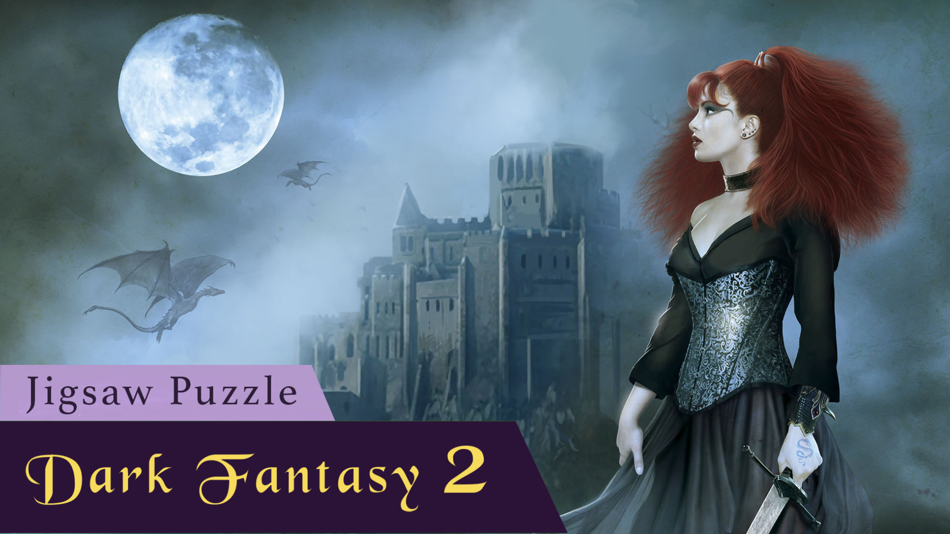dark fantasy: jigsaw puzzle 2 vertical card thumbnail