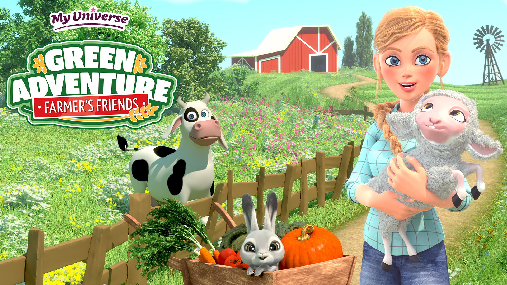 my universe - green adventure: farmers friends vertical card thumbnail