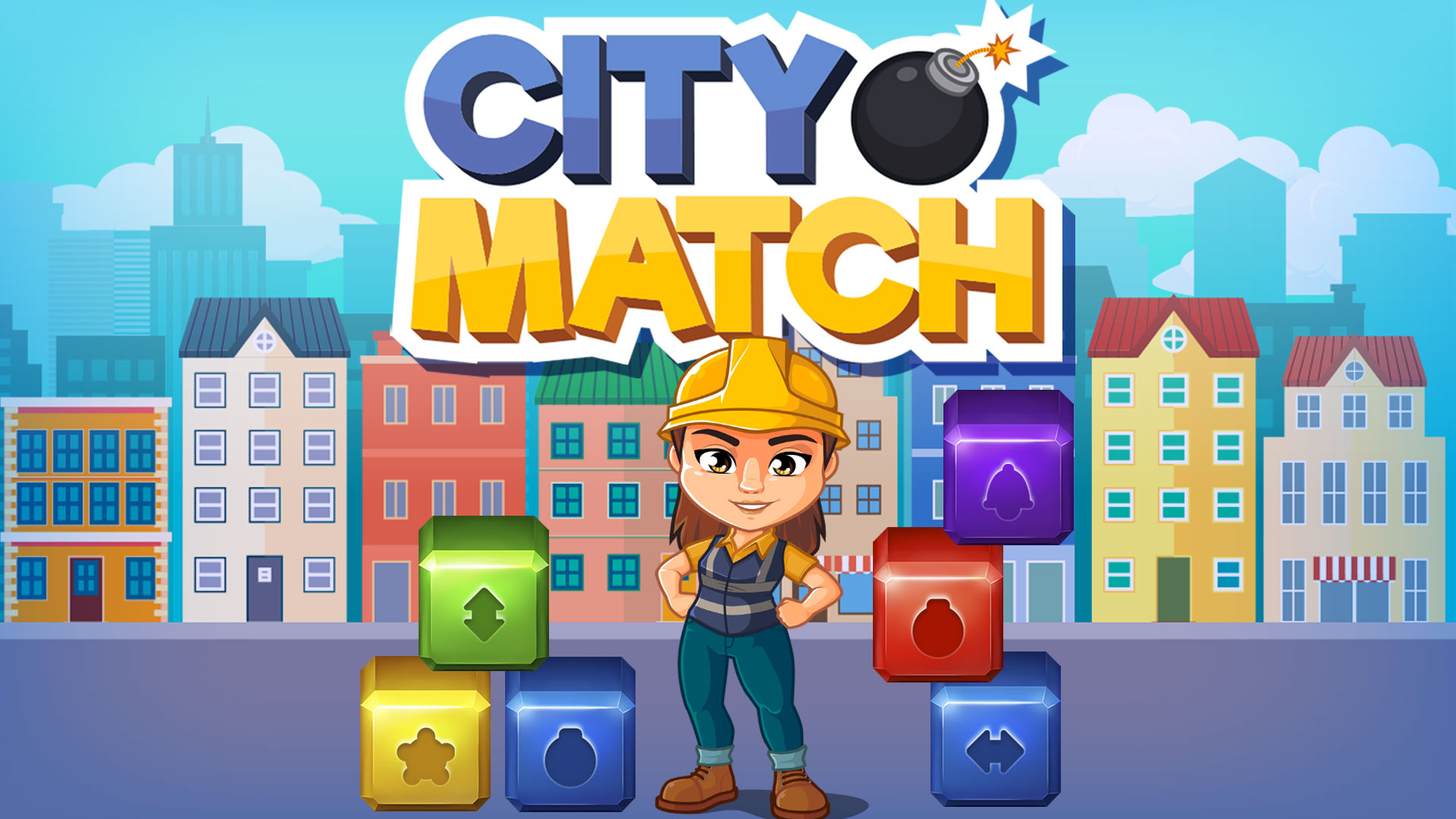 city match - a block pop puzzle game vertical card thumbnail