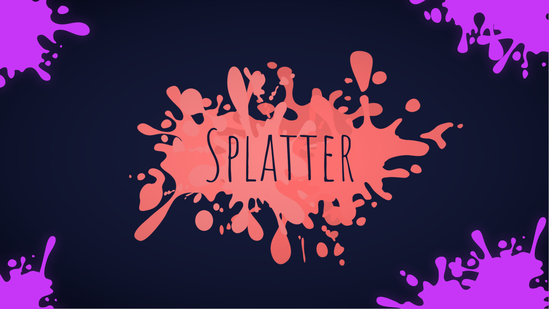 Splatter screenshot thumbnail video