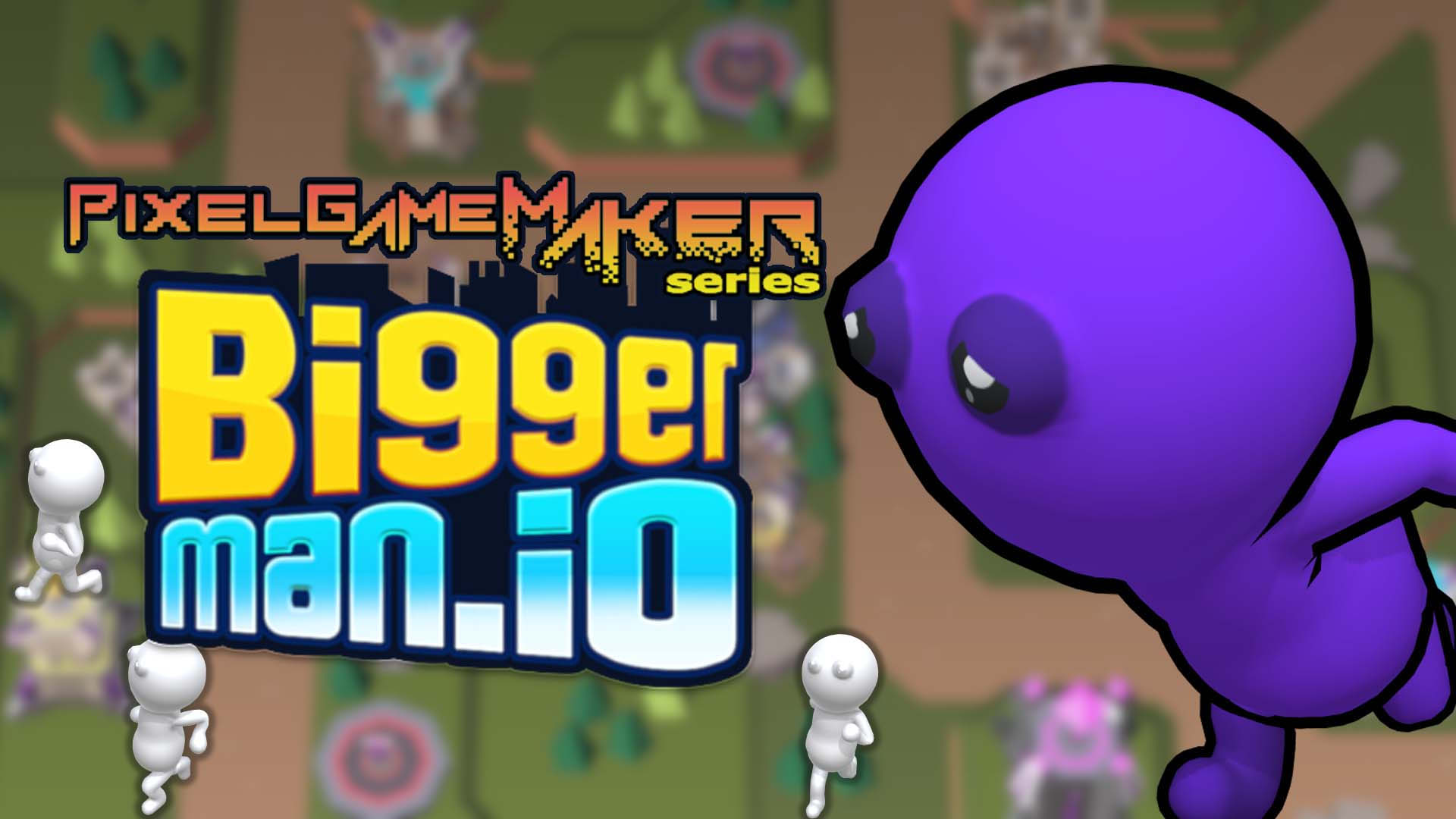 Pixel Game Maker Series Biggerman.io screenshot thumbnail video