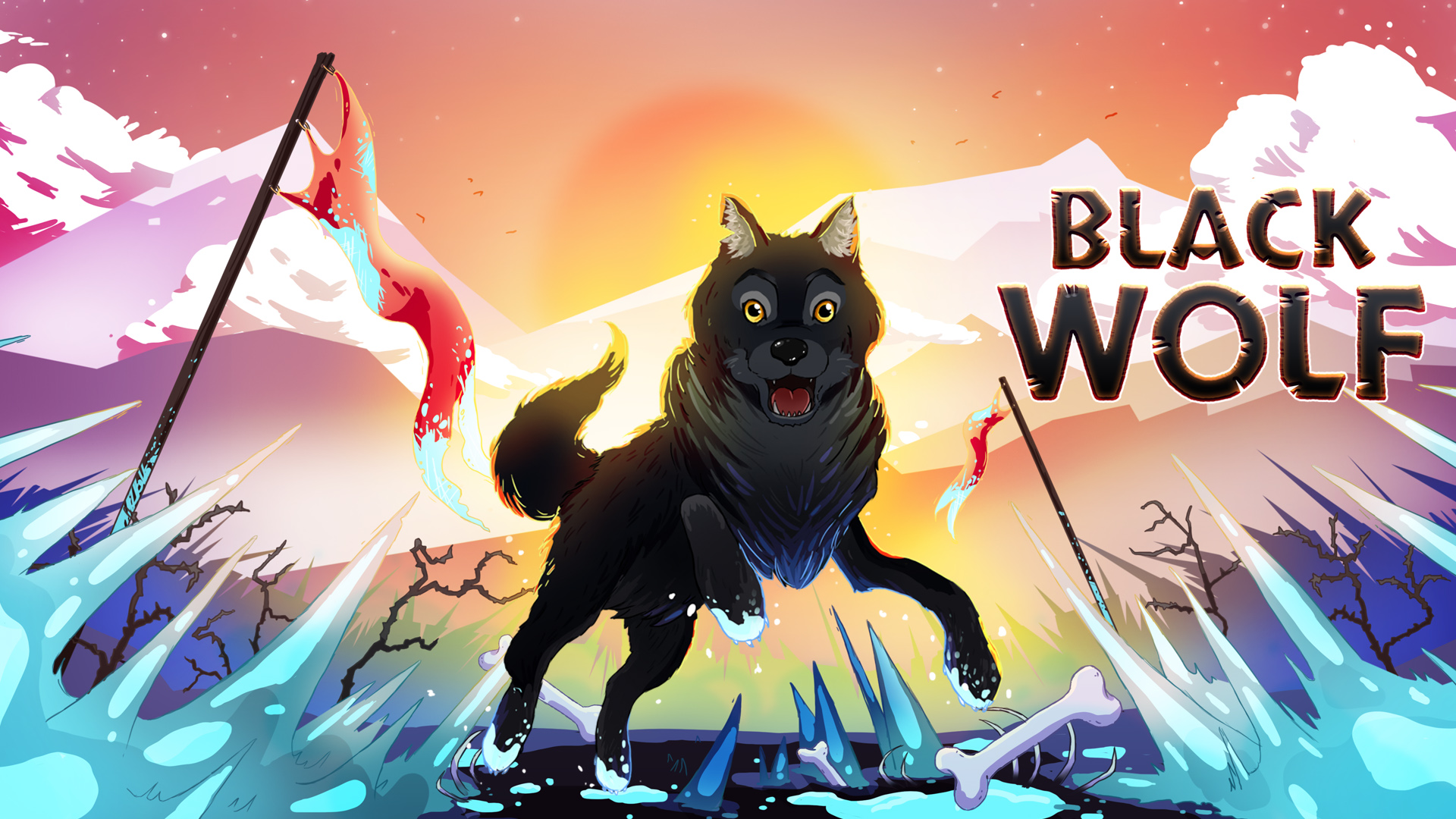 black wolf vertical card thumbnail