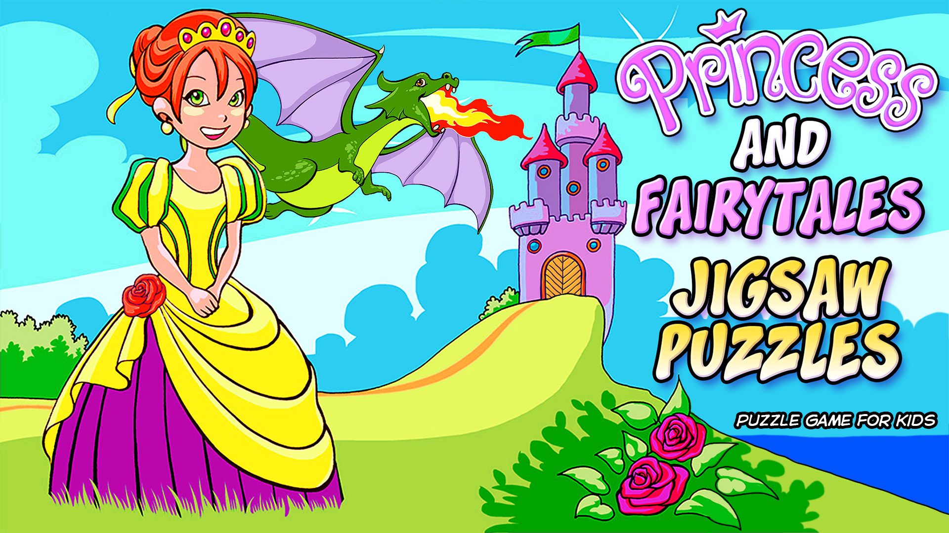 princess and fairytales jigsaw puzzles - puzzle game for kids vertical card thumbnail