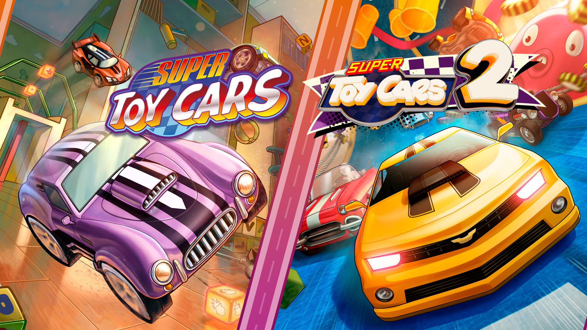 super toy cars 1 & 2 bundle vertical card thumbnail