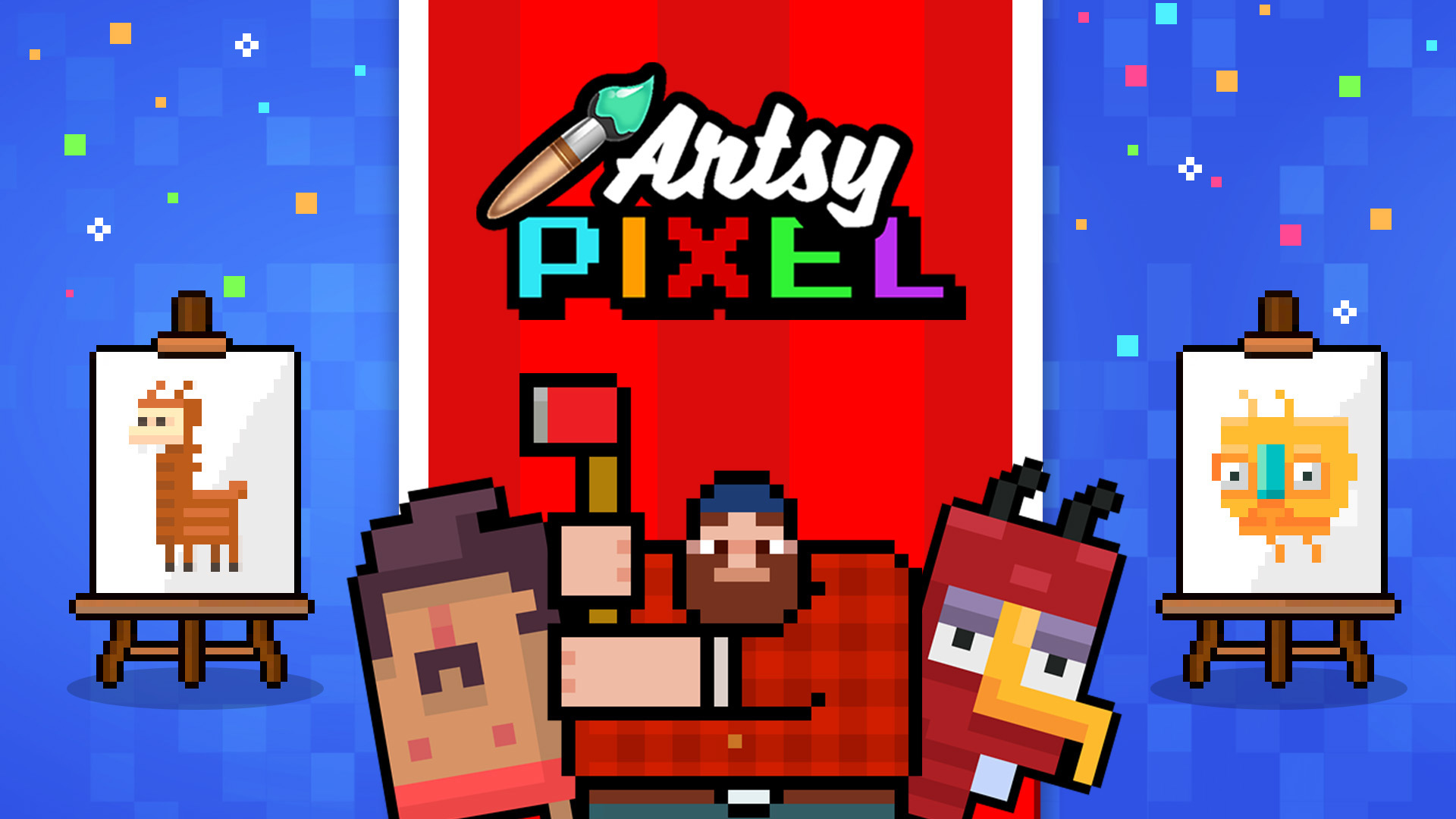 artsy pixel vertical card thumbnail