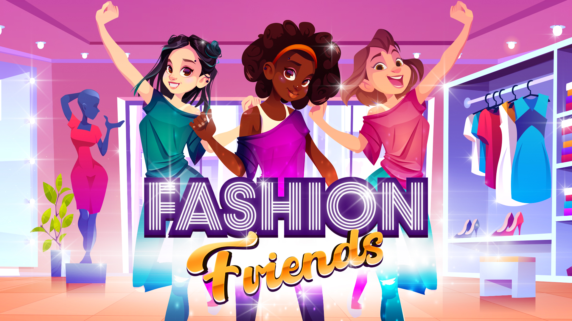 fashion friends vertical card thumbnail