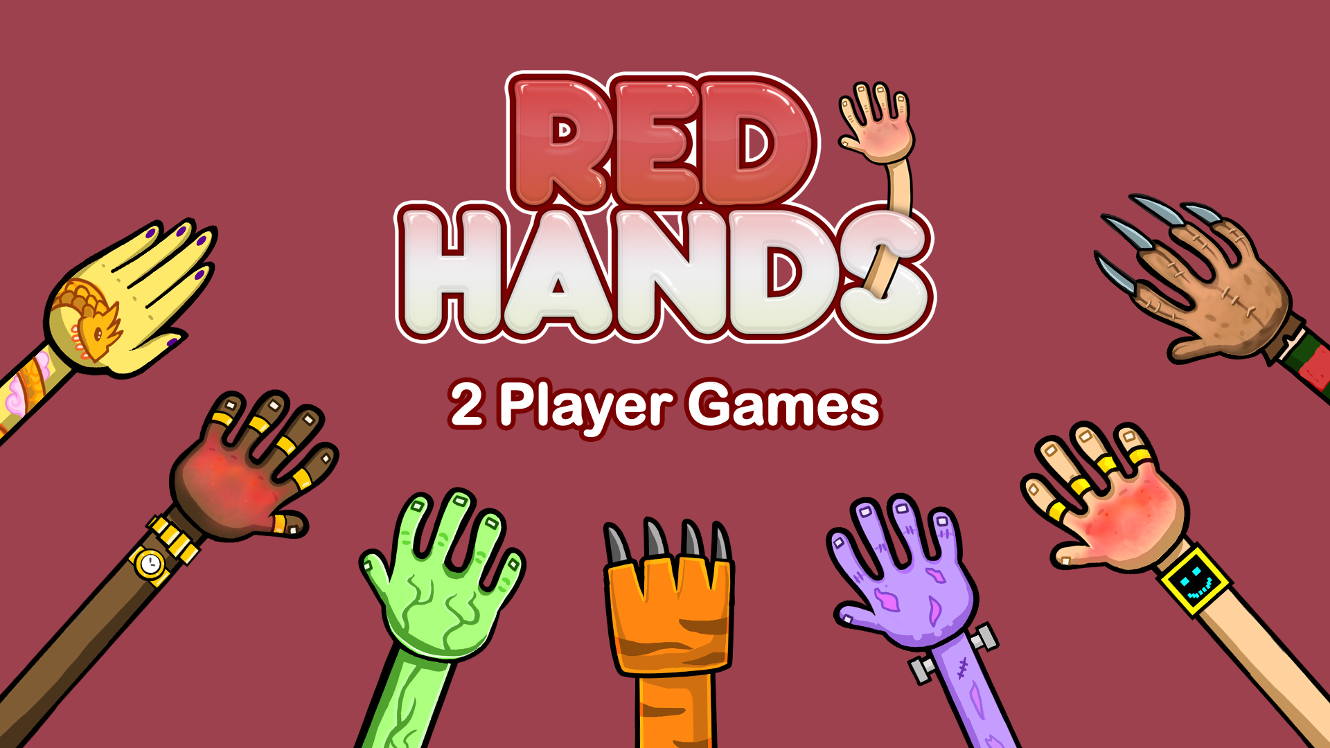 red hands - 2 player games vertical card thumbnail