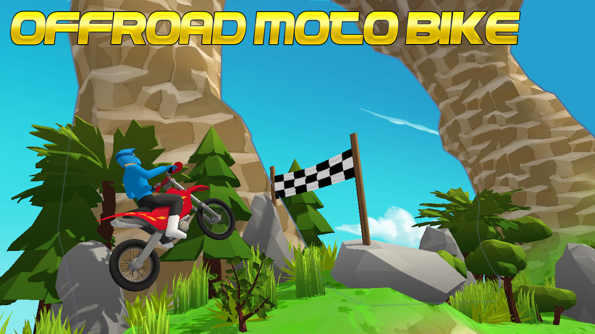 offroad moto bike vertical card thumbnail