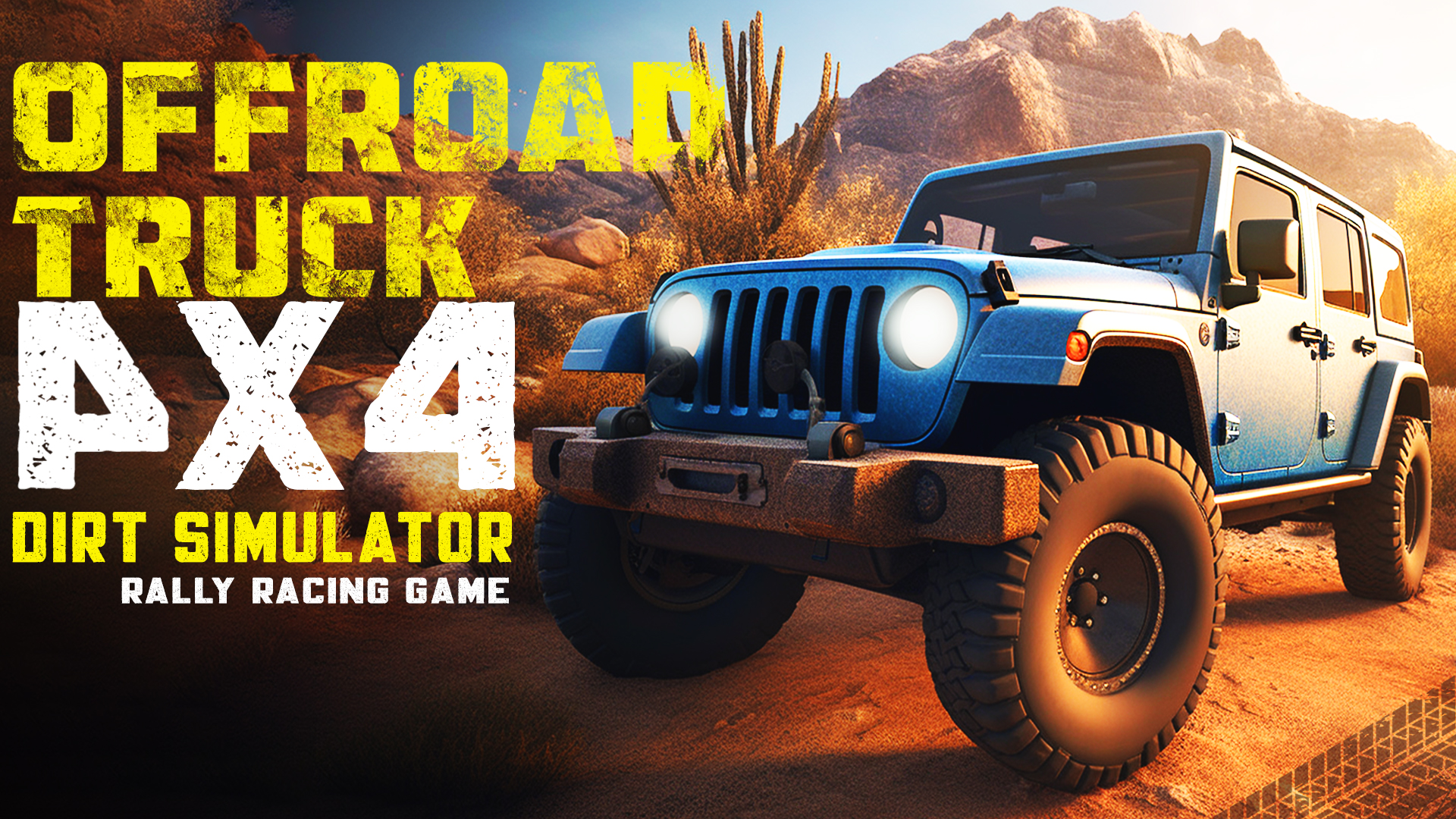 offroad truck 4x4 dirt simulator - rally racing game vertical card thumbnail