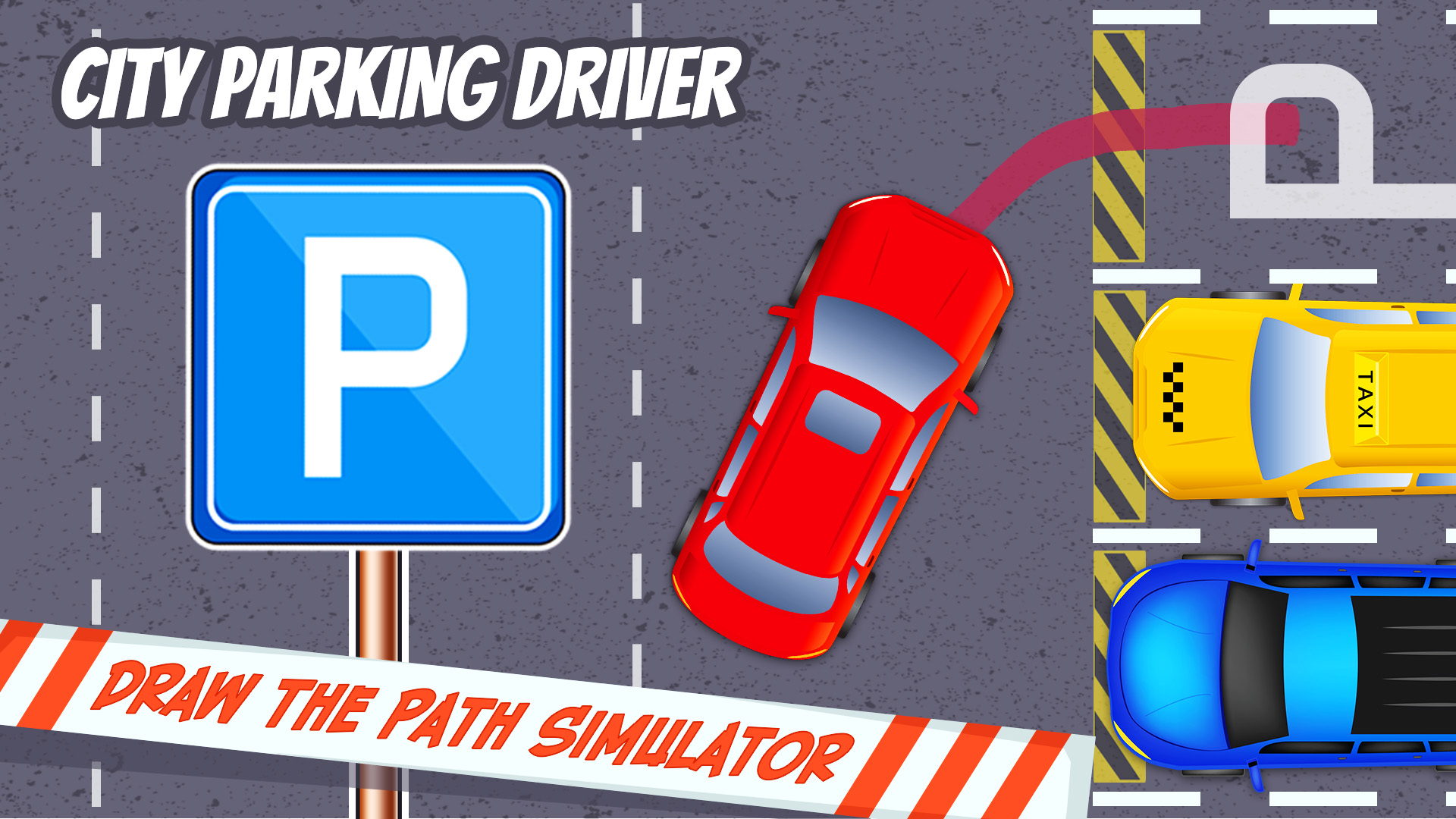 city parking driver: draw the path simulator vertical card thumbnail