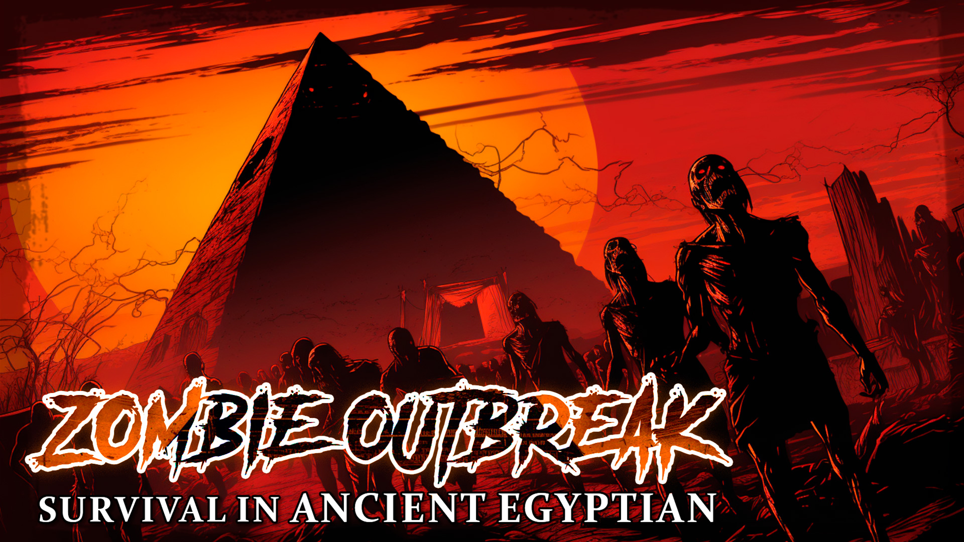 zombie outbreak: survival in ancient egyptian vertical card thumbnail