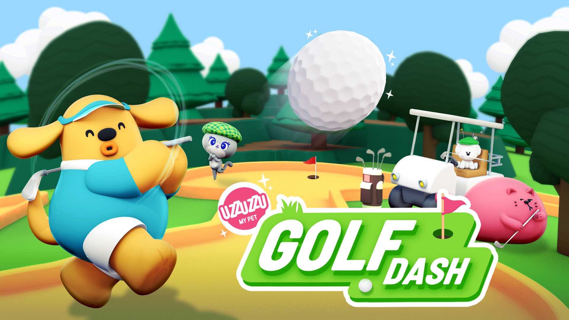 uzzuzzu my pet - golf dash vertical card thumbnail