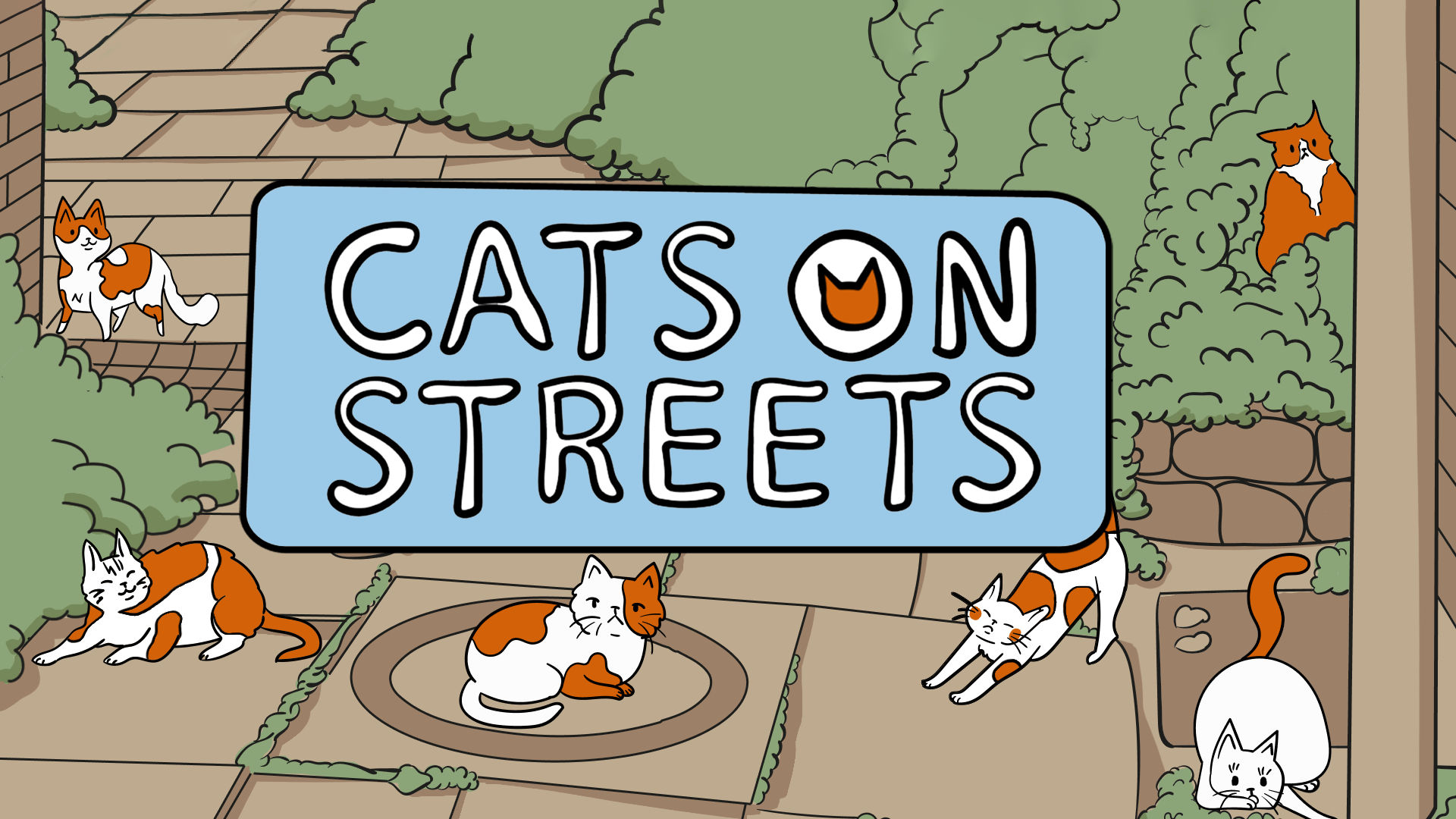 cats on streets vertical card thumbnail