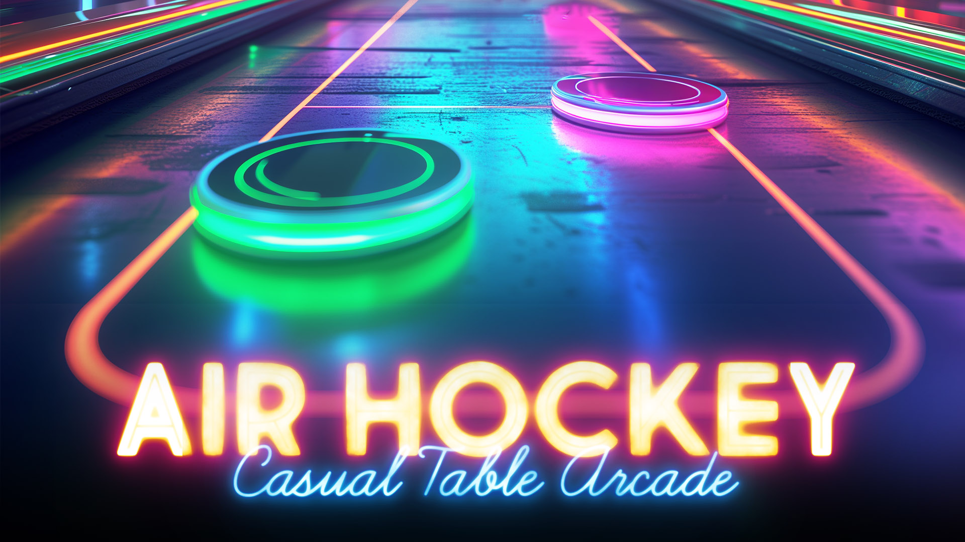 air hockey: casual table arcade vertical card thumbnail