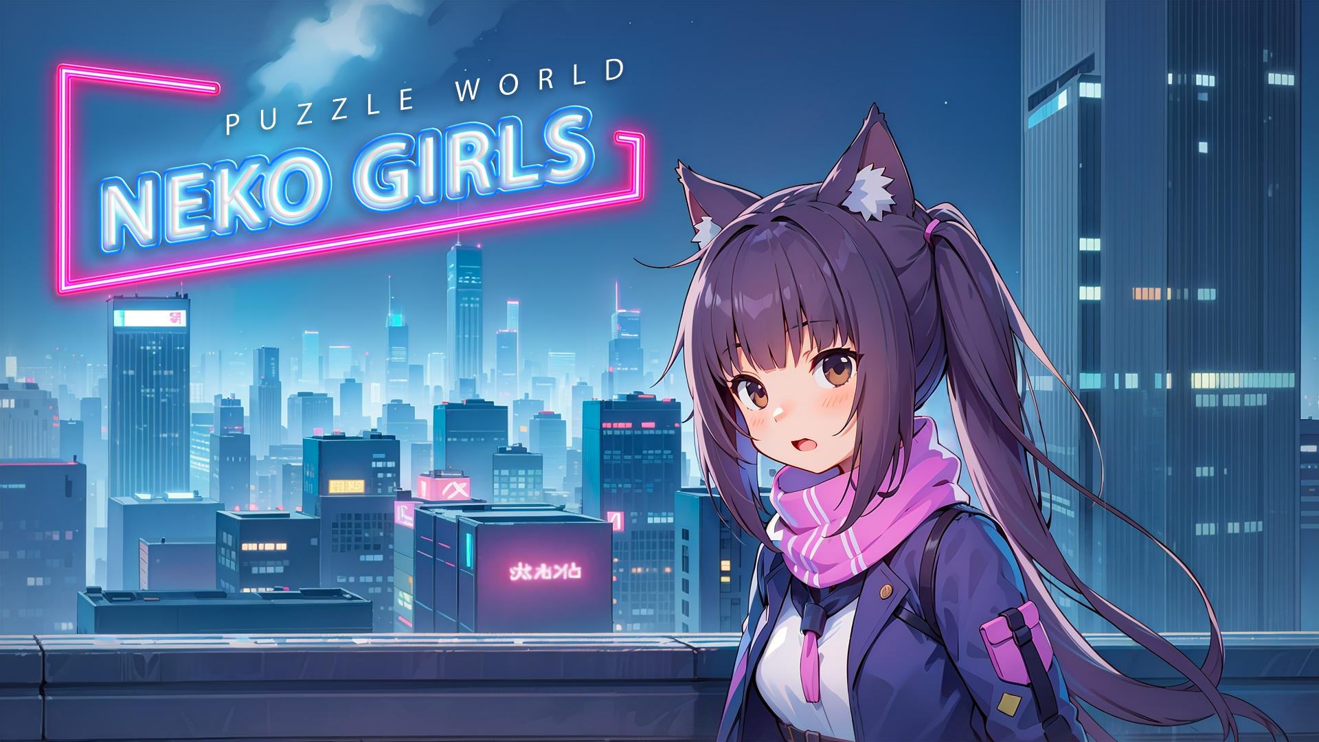 puzzle world: neko girls vertical card thumbnail