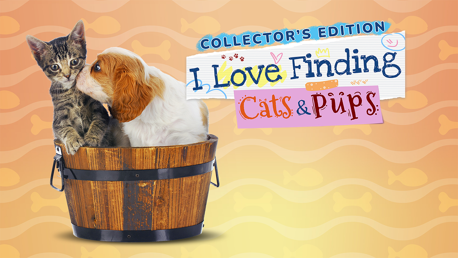 i love finding cats and pups collector's edition vertical card thumbnail