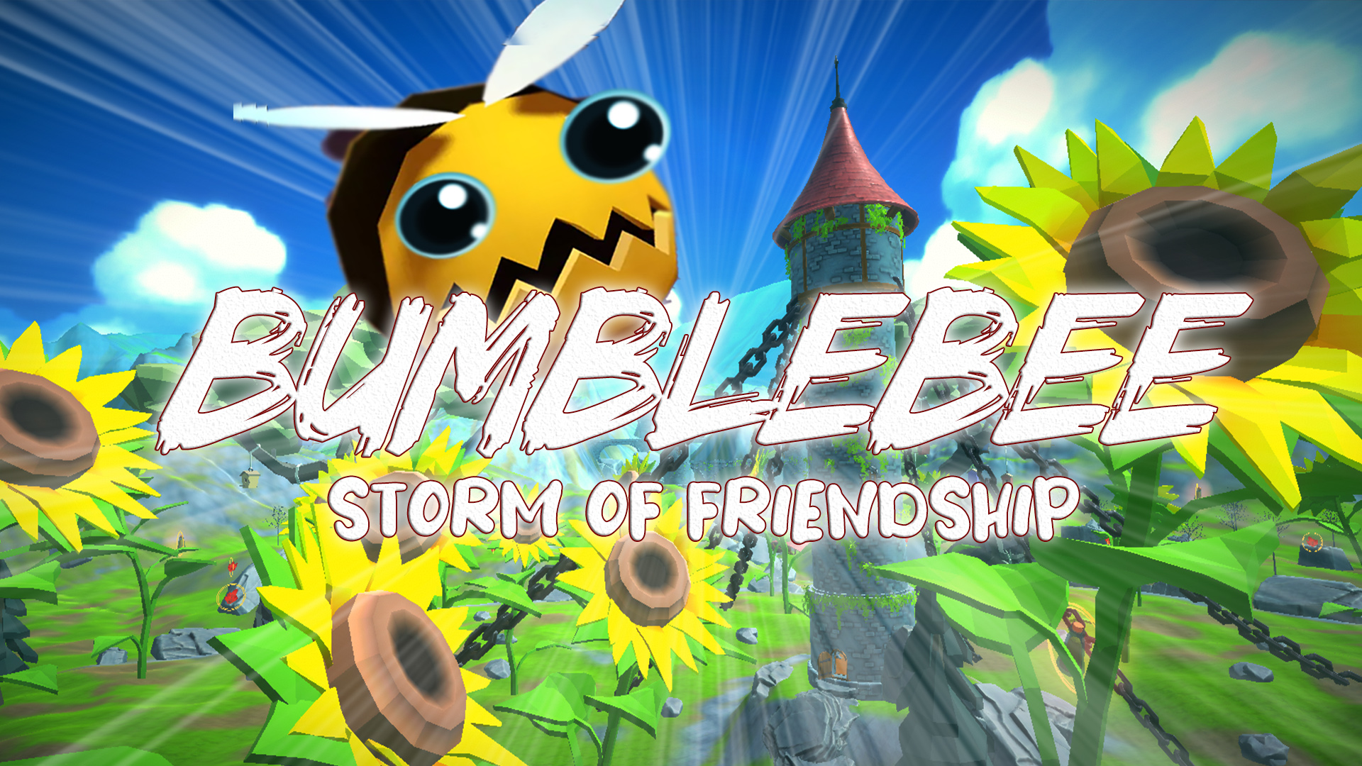 bumblebee - storm of friendship vertical card thumbnail