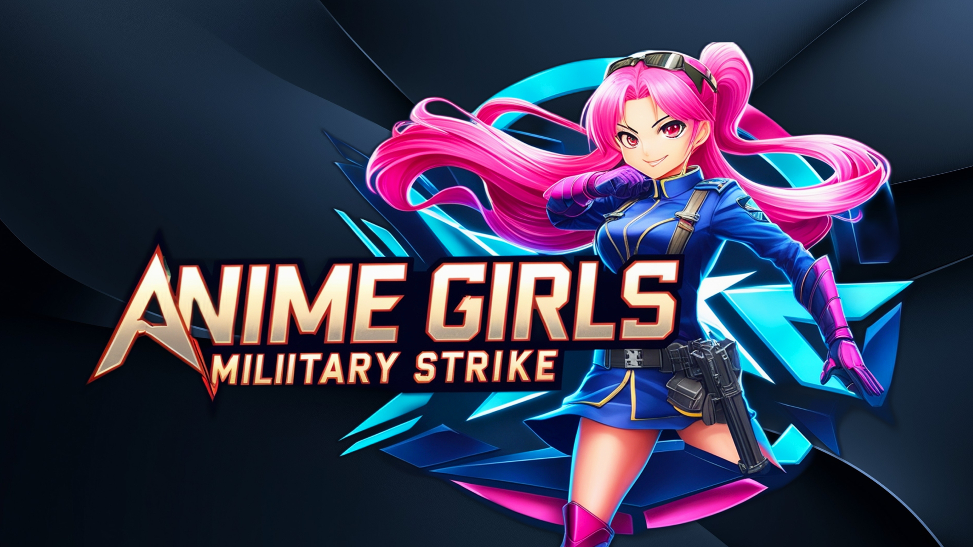 anime girls military strike vertical card thumbnail