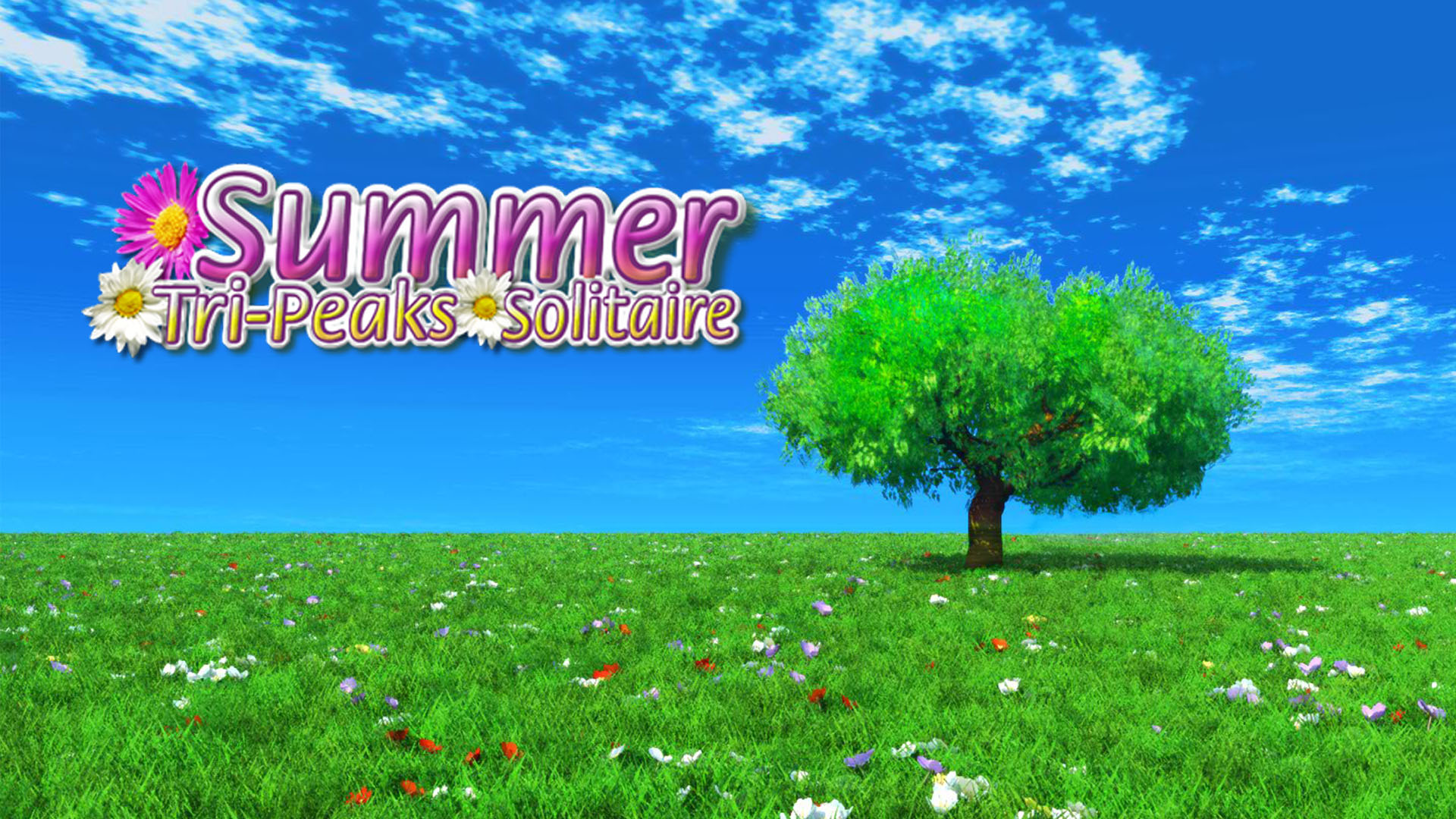 summer tri-peaks solitaire vertical card thumbnail