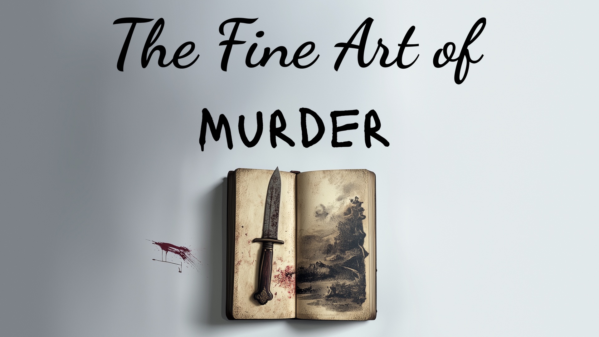 the fine art of murder vertical card thumbnail